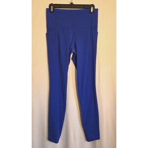 Athleta Salutation Stash Tight Leggings Women's Small Blue High Rise Pocket Yoga